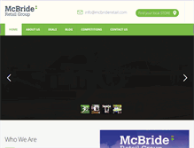 Tablet Screenshot of mcbrideretail.com